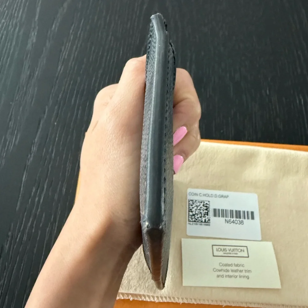 Louis Vuitton Graphite Checkered Card Holder